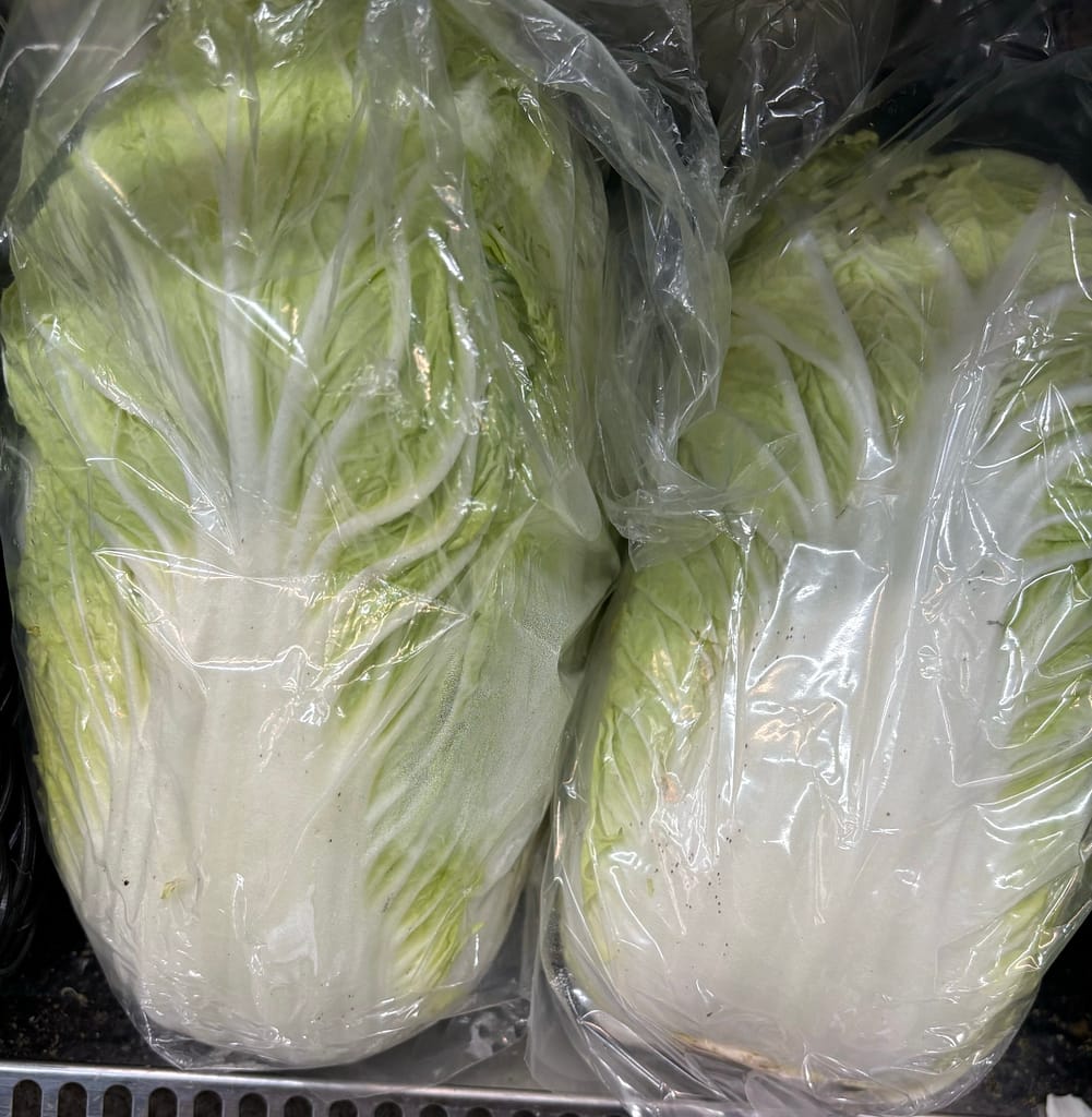 イギリスの日本の野菜