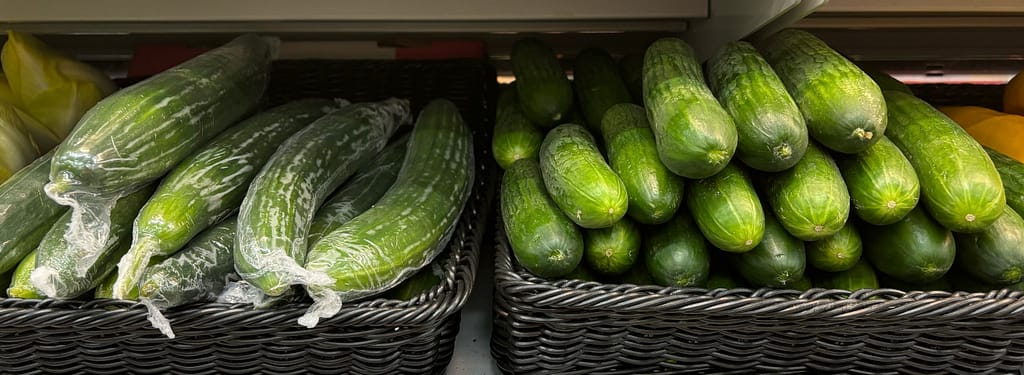 イギリスの日本の野菜