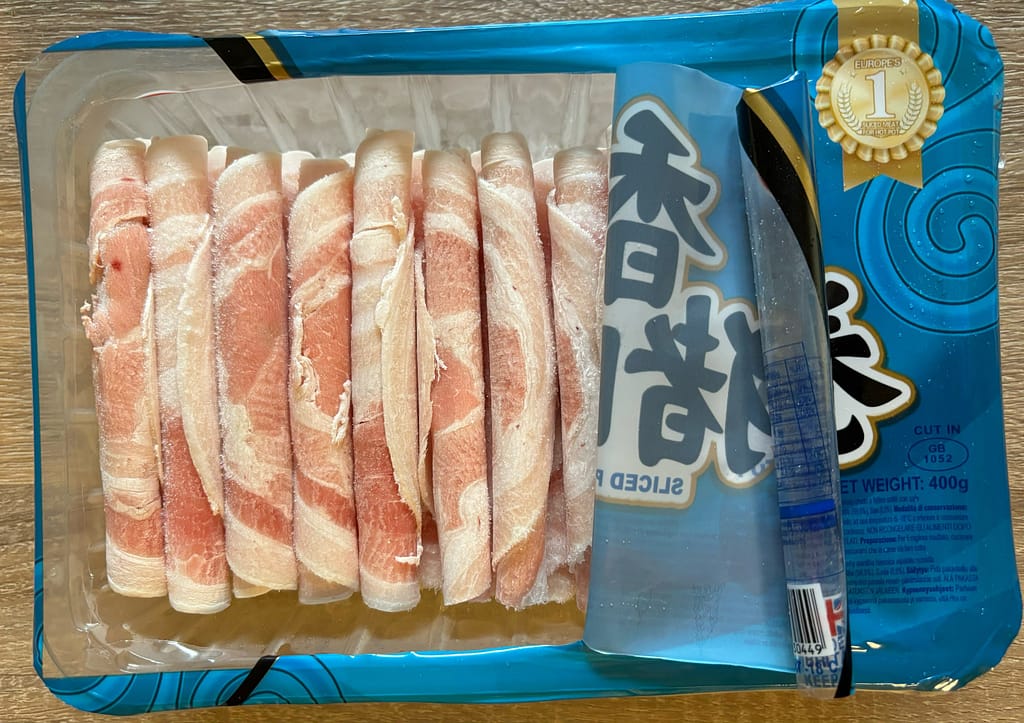 イギリスの薄切り肉