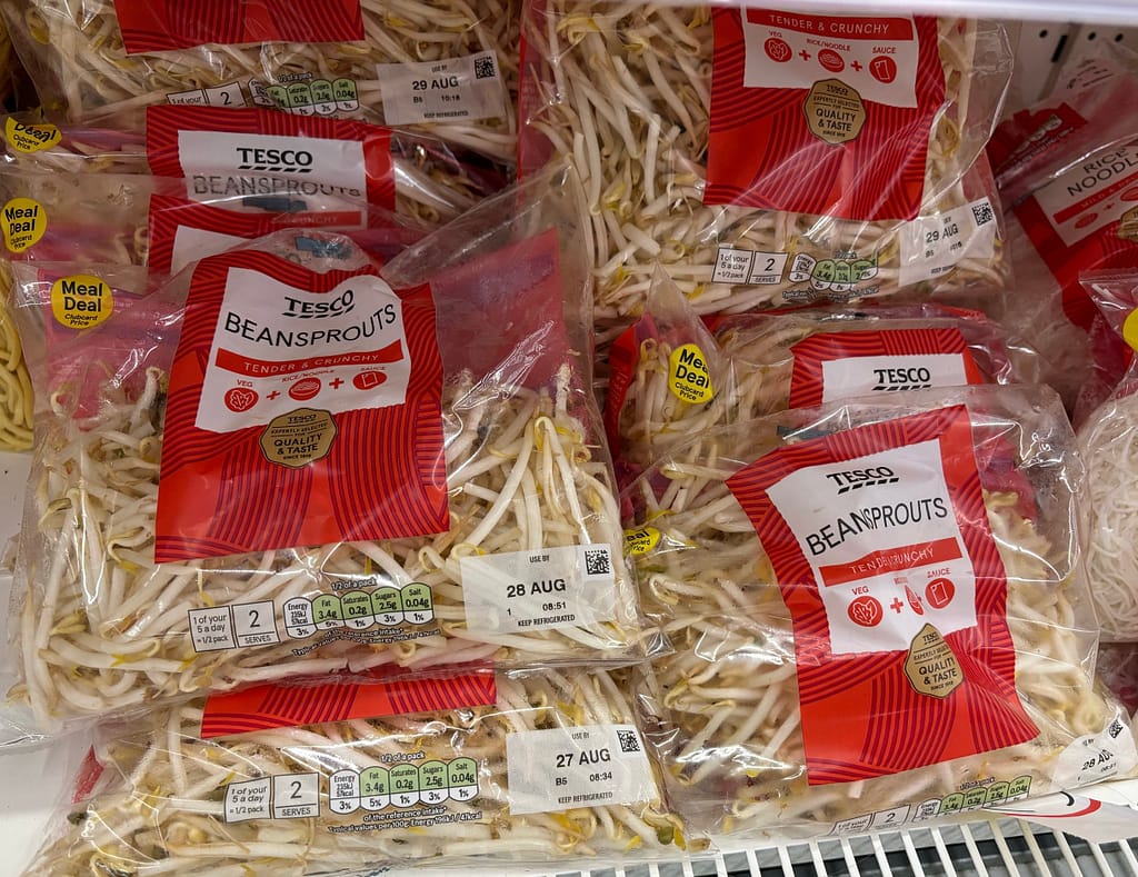 イギリスの日本の野菜