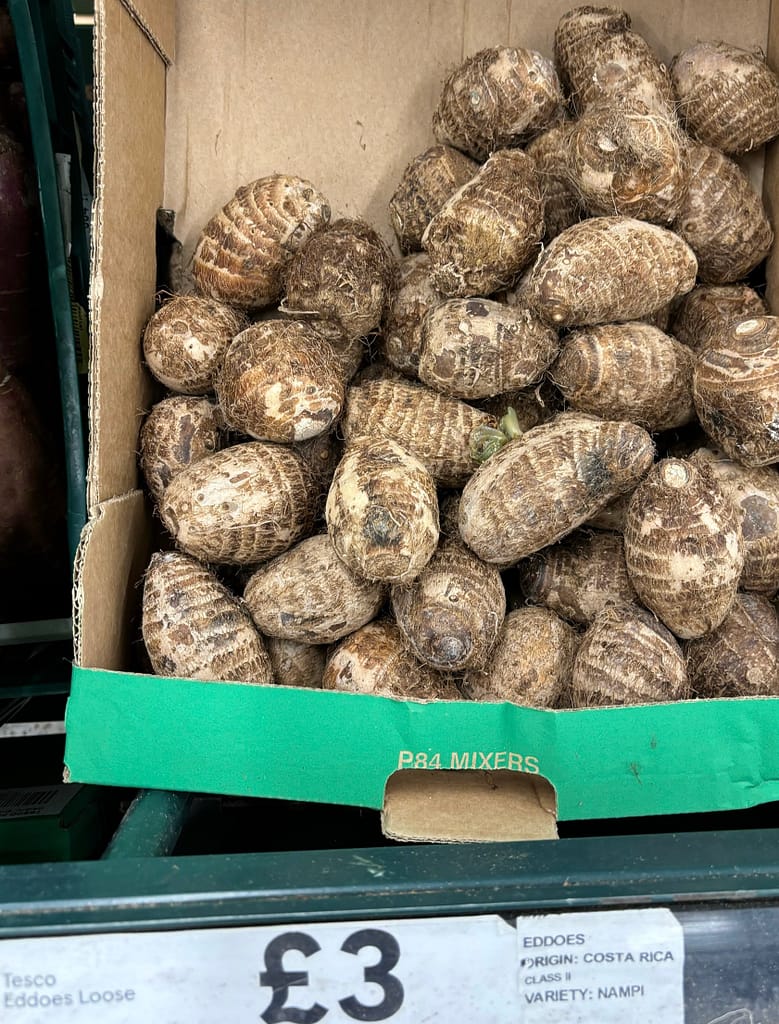 イギリスの日本の野菜